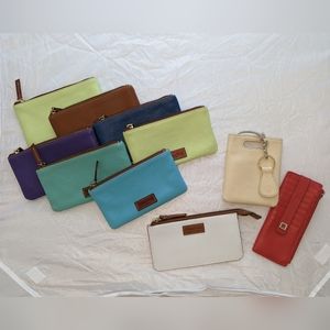 D & B pouches and 1 Lodis wallet
